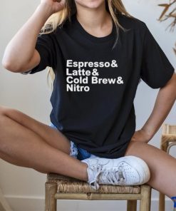 Coffee Doggy Espresso Latte Cold Brew Nitro Shirt