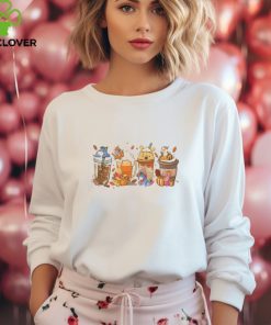 Coffee Latte Shirt Sweatshirt Hoodie , Vintage Fall Season Sweater , Fall Coffee Shirt , Cute Halloween Pumpkin Sweat shirt