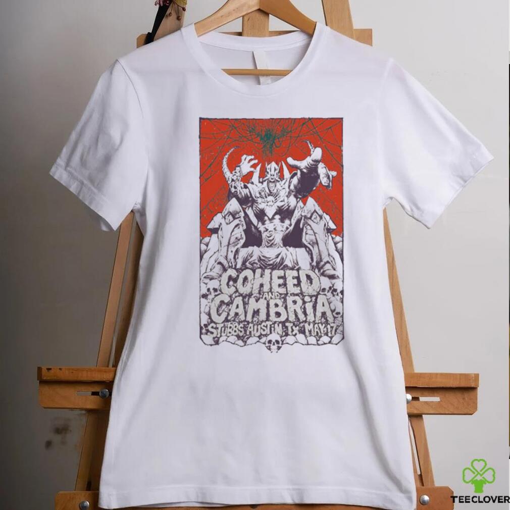 Coheed And Cambria Stubbs Austin, TX May 17 2023 Poster Shirt Coheed And Cambria Stubbs Austin, TX May 17 2023 Poster Shirt