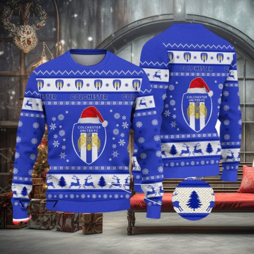 Colchester United Ugly Christmas Sweater Ideal Gift For Fans