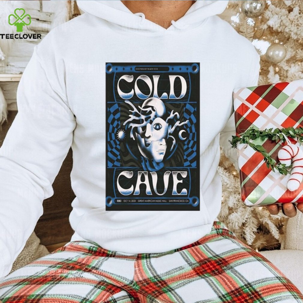 Cold Cave Great American Music Hall Oct 14, 2023 Poster shirt Cold Cave Great American Music Hall Oct 14, 2023 Poster shirt