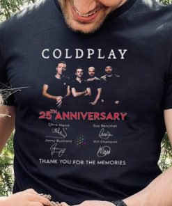 Coldplay 25th Anniversary Thank You For The Memories Shirt 2 Coldplay 25th Anniversary Thank You For The Memories Shirt