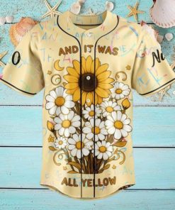Coldplay And It Was All Yellow Custom Baseball Jersey