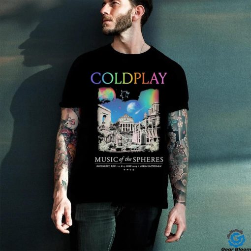Coldplay Bucharest June 2024 Music Of The Spheres Limited Edition Tour Shirt