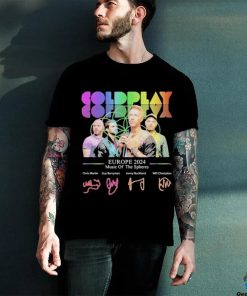 Coldplay Europe 2024 Music Of Sphere Schedule Fan T Shirt