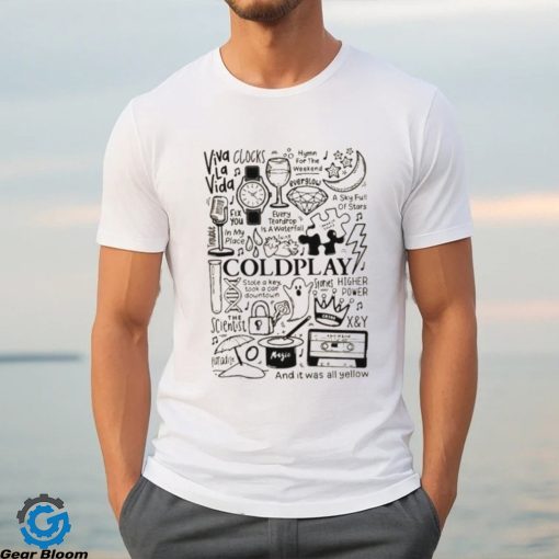 Coldplay Fan Gift, Coldplay 2023 World Tour Shirt