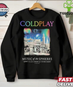 Coldplay Mumbai January Music Of The Spheres Tour 2025 T shirts
