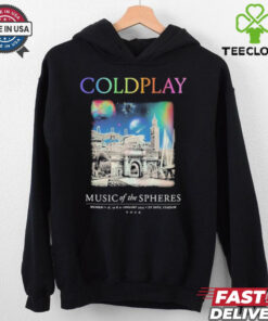 Coldplay Mumbai January Music Of The Spheres Tour 2025 T shirts