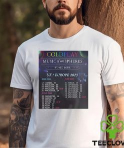 Coldplay Music Of The Spheres Tour 2023 2 T Shirt