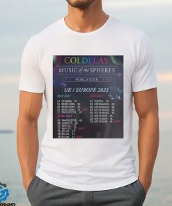 Coldplay Music Of The Spheres Tour 2023 2 T Shirt
