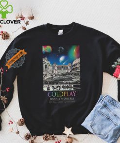 Coldplay Stadio Olimpico Rome Italy July 12 16 2024 Poster shirt