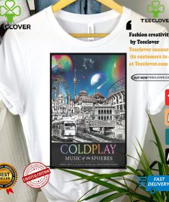 Coldplay aug 21 25 2024 ernst happel stadion in vienna austria poster shirt