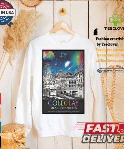 Coldplay aug 21 25 2024 ernst happel stadion in vienna austria poster shirt