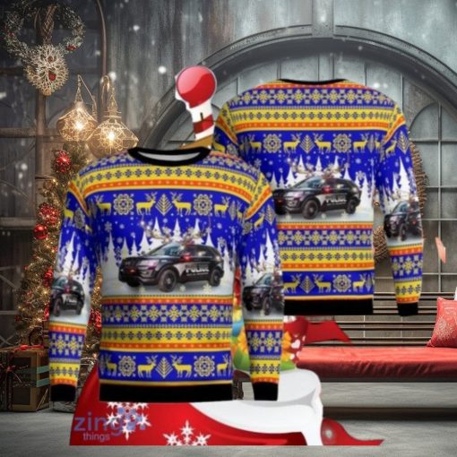 Coldwater Michigan Coldwater City Police Department Ugly Christmas Sweaters Style Gift