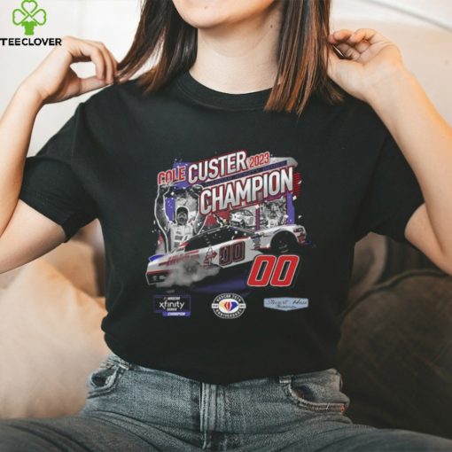 Cole Custer Stewart Haas Racing Team Collection 2023 NASCAR Xfinity Series Champion T Shirt