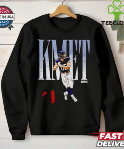 Cole Kmet Chicago batting celebration shirt