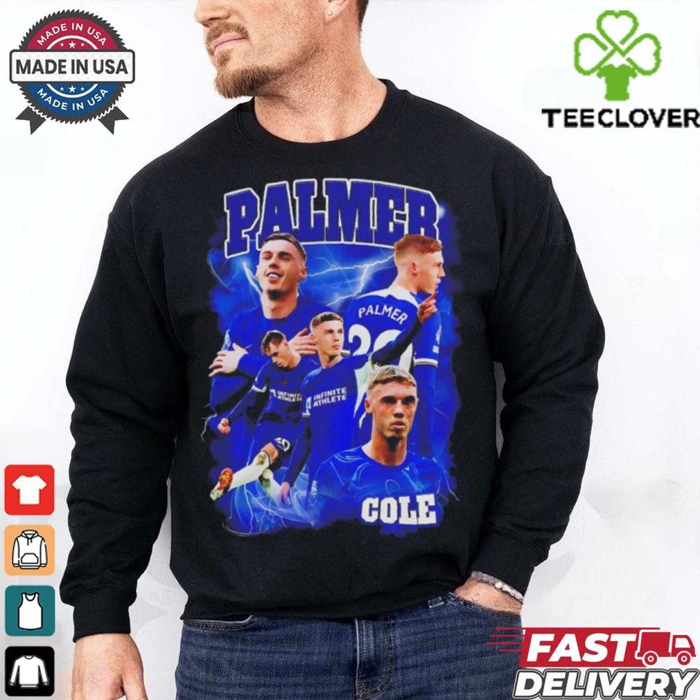 Cole Palmer Chelsea lightning shirt Cole Palmer Chelsea lightning shirt