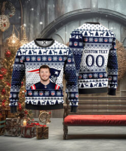 Cole Strange New England Patriots Ugly Christmas Sweater