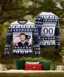 Cole Strange New England Patriots Ugly Christmas Sweater