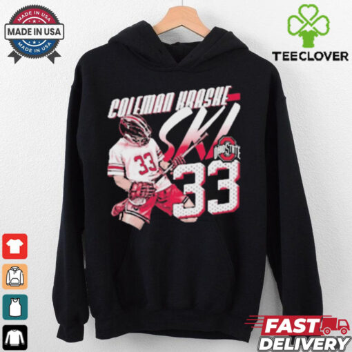 Coleman Kraske SKI 33 Ohio State Graphic Player t shirt