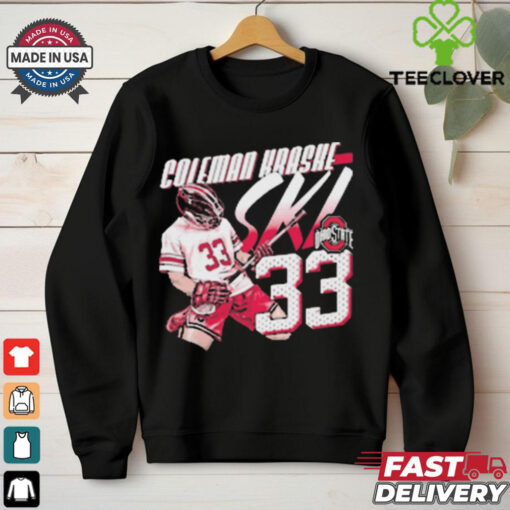 Coleman Kraske SKI 33 Ohio State Graphic Player t shirt