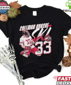 Coleman Kraske SKI 33 Ohio State Graphic Player t shirt