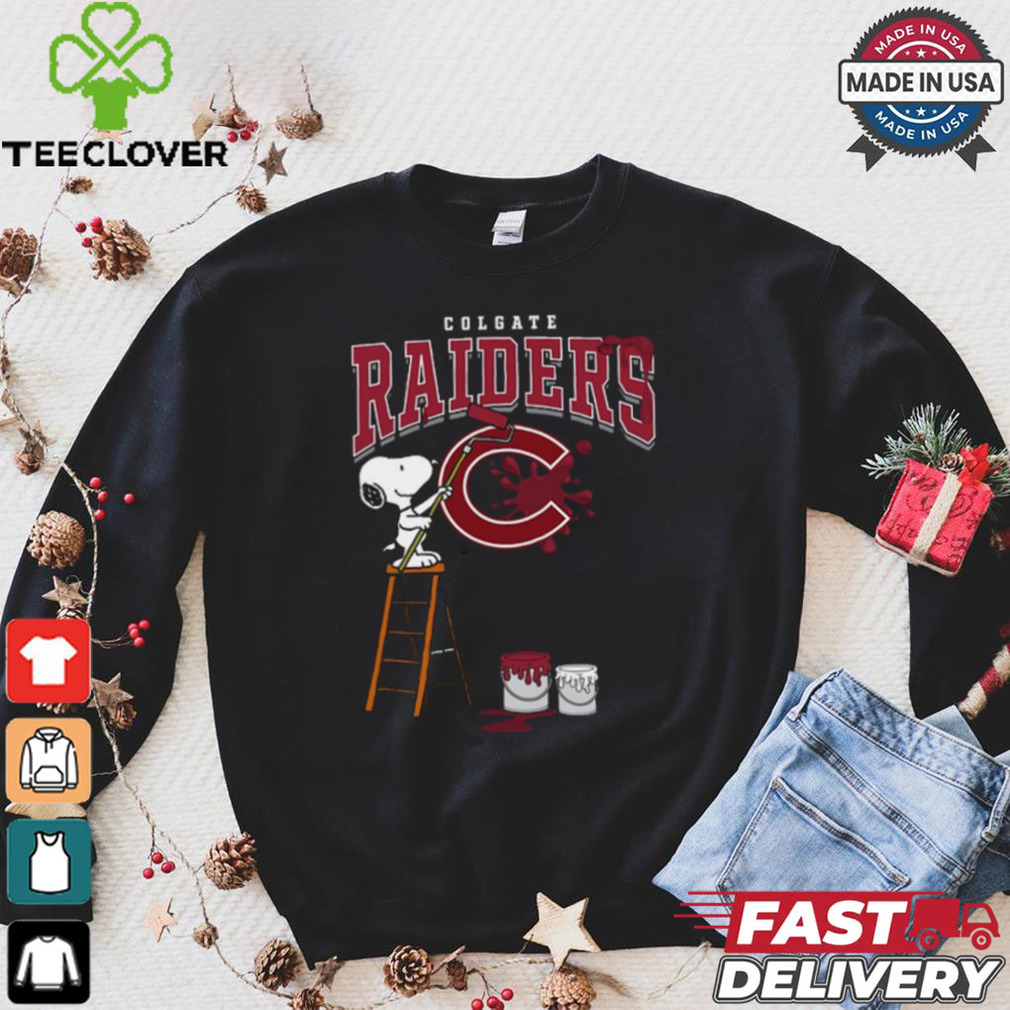 Colgate Raiders Snoopy Painting Shirt Colgate Raiders Snoopy Painting Shirt