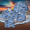 Collage of Allied WWII Aircraft Hawaiian Shirt Summer Vacation Button Shirt