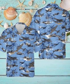 Collage of Allied WWII Aircraft Hawaiian Shirt Summer Vacation Button Shirt