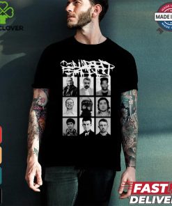 Collapsed Skull Mugshot T Shirt