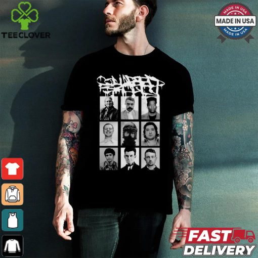 Collapsed Skull Mugshot T Shirt
