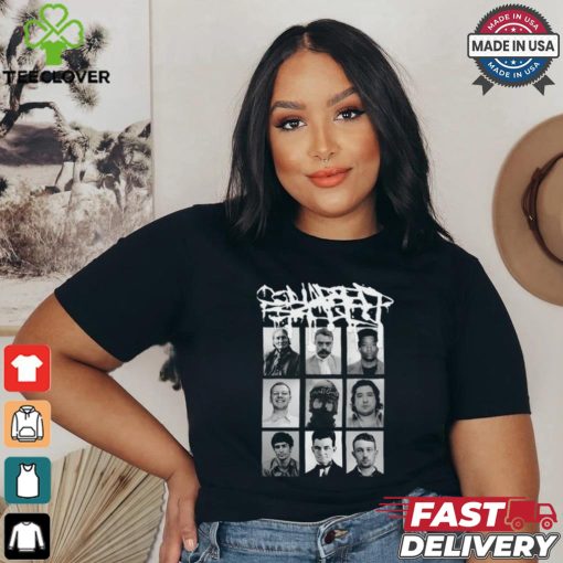 Collapsed Skull Mugshot T Shirt