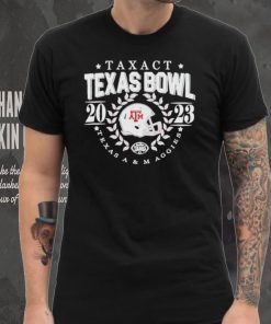 College Football Bowl Games 23 24 Texas Aggies Helmet 2023 TaxAct Texas Bowl Unisex T Shirt