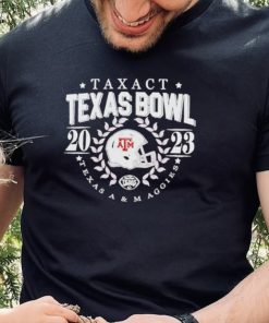 College Football Bowl Games 23 24 Texas Aggies Helmet 2023 TaxAct Texas Bowl Unisex T Shirt