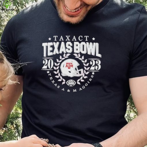 College Football Bowl Games 23 24 Texas Aggies Helmet 2023 TaxAct Texas Bowl Unisex T Shirt