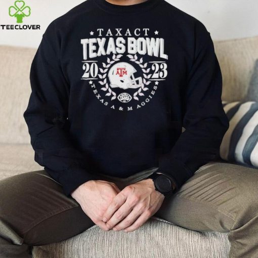 College Football Bowl Games 23 24 Texas Aggies Helmet 2023 TaxAct Texas Bowl Unisex T Shirt