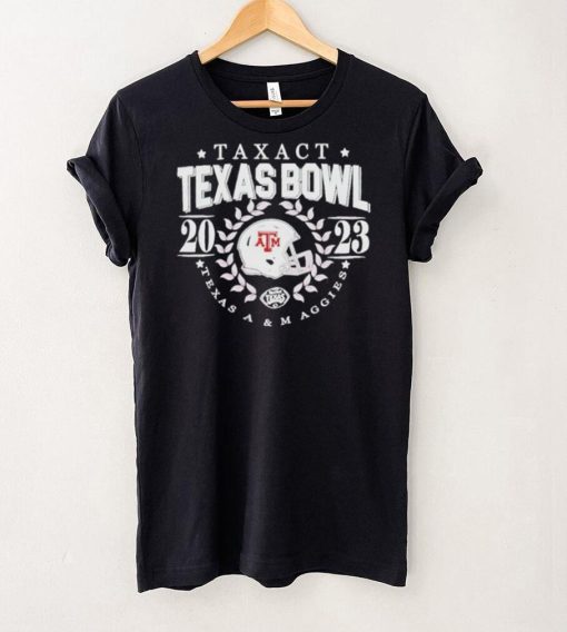 College Football Bowl Games 23 24 Texas Aggies Helmet 2023 TaxAct Texas Bowl Unisex T Shirt