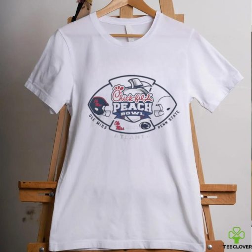 College Football Playoff 2023 Chick Fil A Peach Bowl 2 Team White Shirt