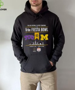 College Football Playoff Fiesta Bowl Head to Head 2022 TCU vs Michigan hoodie, sweater, longsleeve, shirt v-neck, t-shirt