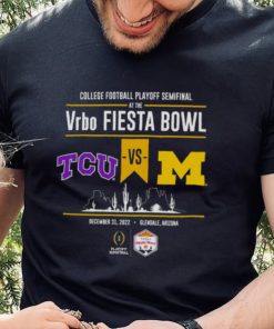 College Football Playoff Fiesta Bowl Head to Head 2022 TCU vs Michigan hoodie, sweater, longsleeve, shirt v-neck, t-shirt