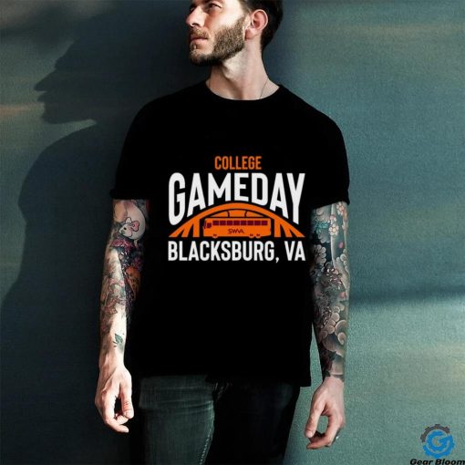 College Gameday Swva Blacksburg Va Bus Logo T shirt