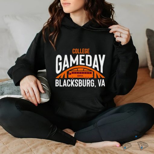 College Gameday Swva Blacksburg Va Bus Logo T shirt