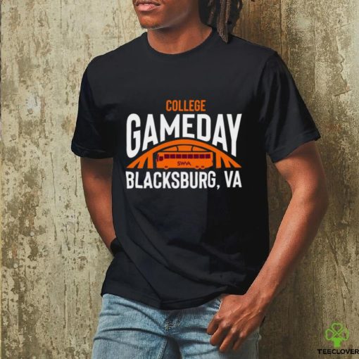 College Gameday Swva Blacksburg Va Bus Logo T shirt