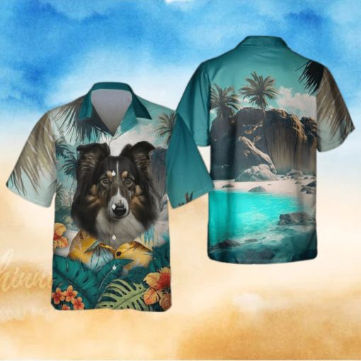 Collie All Print 3D Hawaiian Shirt For Men Women