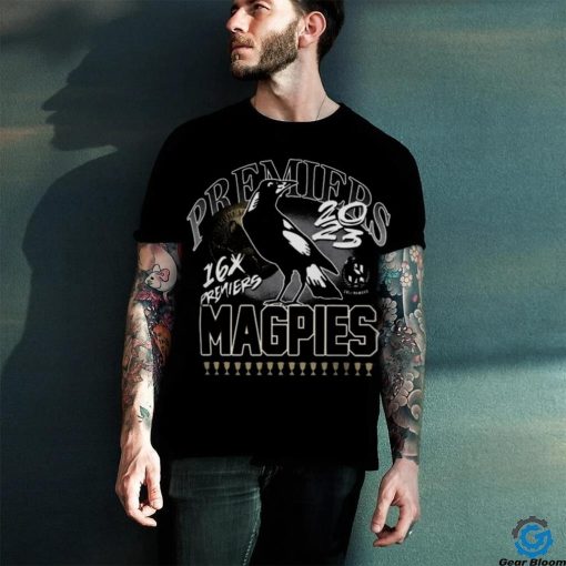Collingwood 2023 Premiers Adults Medallion T shirt