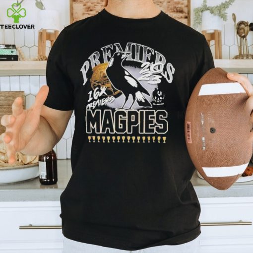 Collingwood 2023 Premiers Adults Medallion T shirts