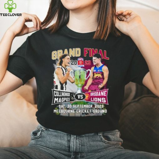 Collingwood Magpies vs Brisbane Lions 2023 Grand Final Melbourne Cricket Ground Stadium shirt
