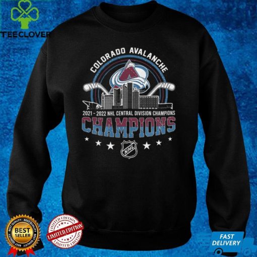 Colorado Avalanche 2022 Central Division Champions City Graphic Unisex T Shirt