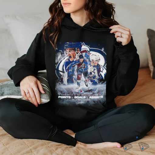 Colorado Avalanche Cale Makar Is The Franchise Leader In Points Goals Assists As A Defense Man Signature T hoodie, sweater, longsleeve, shirt v-neck, t-shirt