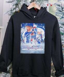 Colorado Avalanche Cale Makar is the Franchise leader in points goals assists as a defenseman triple threat signature shirt